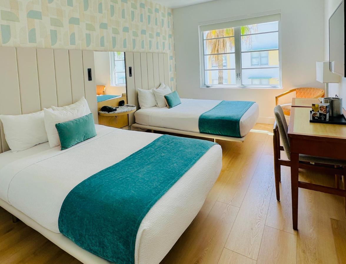 Partial Ocean View Two Double Beds